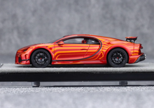 Load image into Gallery viewer, HH 1:64 Red Orange Chiron Super Sports 300+ Model Diecast Resin Car BN