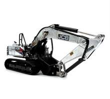 Load image into Gallery viewer, 1:76 Silver JCB Construction Excavator Digger Model Diecast Metal New Collection