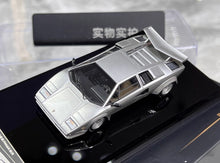 Load image into Gallery viewer, Deepmaker 1:64 Silver Countach LP5000s Sports Model Diecast Resin Car New Collection