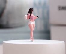 Load image into Gallery viewer, 1:64 Painted Figure Model Miniature Resin Diorama Sand Toy Pink Top Sexy Beauty