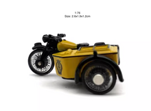 Load image into Gallery viewer, 1:76 Yellow AA Tricycle Motorcycle Motor Bike Model Diecast Metal Car New Collection