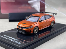 Load image into Gallery viewer, MH 1:64 JDM Orange Civic FL5 R Sports Model Diecast Metal Car New Collection