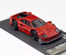 Load image into Gallery viewer, DCM 1:64 Red F40 Custom Racing Sports Model Diecast Metal Car New Collection