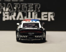 Load image into Gallery viewer, PSC 1:64 Black LSPD Charger Brawler Police Sports Model Diecast Metal Car New Collection