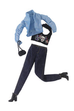 Load image into Gallery viewer, Barbie Doll Clothing 11.5" Girl Wear Fashion Outfits 1/6 Top Skirt Pants Jeans Bag