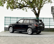 Load image into Gallery viewer, WHELART 1:64 2018 Black Range Rover Sports SUV Model Diecast Metal Car New Collection