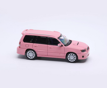 Load image into Gallery viewer, Fiberrun 1:64 HEC Pink Forester SG9 STI SUV Sports Model Diecast Metal Car New Collection