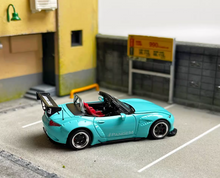 Load image into Gallery viewer, SW 1:64 JDM Blue Miata MX5 Convertible Pandem Sport Model Diecast Metal Car