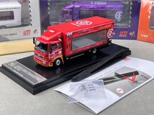 Load image into Gallery viewer, UM 1:64 Red 500 HINO EVA Ranger Transporter Truck Model Diecast Metal Car