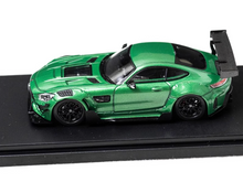 Load image into Gallery viewer, RM 1:64 Green AMG GTS Widebody Racing Sports Model Diecast Metal Car New Collection