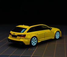 Load image into Gallery viewer, Masdi 1:64 Yellow RS6 Touring Wagon Sports Model Diecast Metal Car New Collection