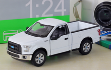 Load image into Gallery viewer, WELLY 1:24 2015 F150 Pickup Truck Regular Cab Model Diecast Metal Car Display