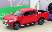Load image into Gallery viewer, WELLY 1:27 X Class Pickup Truck Model Diecast Metal Car Display