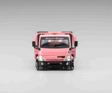 Load image into Gallery viewer, MT 1:64 Pink Custom Tow Flatbed Truck Simon Garage Model Diecast Metal Car New Collection