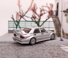 Load image into Gallery viewer, 1:64 SEEKER Silver 190E 2.5-16 Evolution Sports Model Diecast Metal Car New
