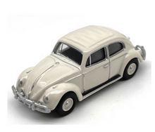 Load image into Gallery viewer, 1:76 1967 White VW Beetle Classic Vintage Model Diecast Metal Car