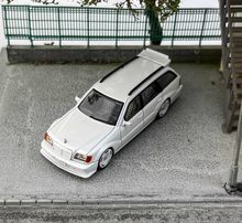 Load image into Gallery viewer, Mortal 1:64 HEC White E300 S124 T MODEII EVO2 Wagon Model Diecast Metal Car