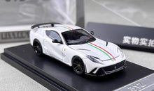 Load image into Gallery viewer, LT 1:64 White 812 Novitec N-Largo Racing Sports Model Diecast Metal Car New Collection