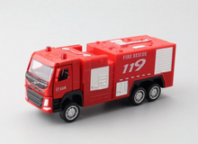 Load image into Gallery viewer, CCA 1:72 Volvo Fire Engine Truck Model Toy Diecast Metal Car BN