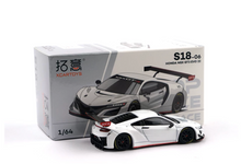 Load image into Gallery viewer, Poprace 1:64 White NSX GT3 EVO22 Sports Model Diecast Metal Car New Collection