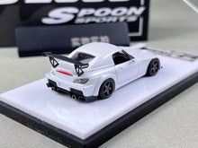 Load image into Gallery viewer, MT 1:64 JDM White S2000 Spoon Racing Sports Model Diecast Metal Car New Collection