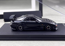 Load image into Gallery viewer, MC 1:64 Black Carbon JDM RX-7 FD3S Racing Sports Model Diecast Metal Car New Collection