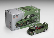 Load image into Gallery viewer, Poprace 1:64 Green Lancer EVO IV 4th Sports Model Diecast Metal Car New Collection