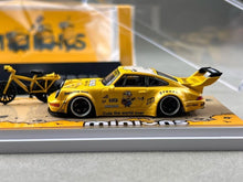Load image into Gallery viewer, ZJWJ 1:64 Yellow RWB 964 Bicycle Bike Sports Model Diecast Metal Car New Collection
