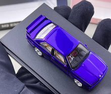 Load image into Gallery viewer, Mortal 1:64 Purple E30 M3 Coupe Sports Model Diecast Metal Car New Collection