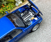 Load image into Gallery viewer, Mortal 1:64 Blue E34 Touring Wagon Standard Sports Model Diecast Metal Car New Collection