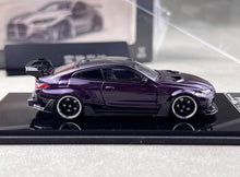 Load image into Gallery viewer, SW 1:64 Purple M4 ADRO BODY KIT Coupe Sports Model Diecast Metal Car New Collection