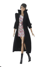 Load image into Gallery viewer, Barbie Doll Clothing 11.5&quot; Girl Wear Fashion Outfits 1/6 Black Coat Dress Boots
