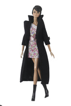 Load image into Gallery viewer, Barbie Doll Clothing 11.5" Girl Wear Fashion Outfits 1/6 Black Coat Dress Boots