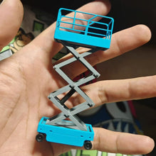 Load image into Gallery viewer, 1:64 Painted Figure Model Miniature Resin Sand Toy Aerial Work Platform Repair