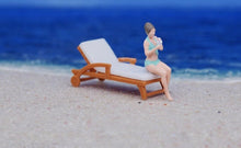 Load image into Gallery viewer, 1:64 Painted Figure Model Miniature Resin Diorama Swimming Kid Man Lady Pool Toy Collection