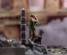 Load image into Gallery viewer, 1:64 Painted Figure Model Miniature Resin Diorama Sand Sentinel And Dog Soldier