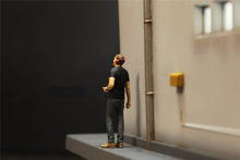 Load image into Gallery viewer, 1:64 Painted Figure Mini Model Miniature Resin Diorama Sand Caual Man Headset
