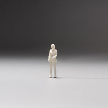 Load image into Gallery viewer, 1:64 Painted Unpainted Figure Model Miniature Resin Diorama Sand Pink Shirt Girl New