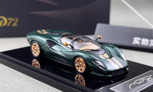 Load image into Gallery viewer, Mirage 1:64 Green P72 Racing Sports Model Diecast Metal Car New Collection