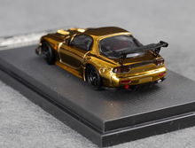 Load image into Gallery viewer, TM 1:64 Plating Gold JDM RX-7 FD3S RE Sports Model Diecast Metal Car New Collection