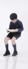 Load image into Gallery viewer, 1:64 Painted Figure Model Miniature Resin Diorama Toy Sand Uniform Student Kids