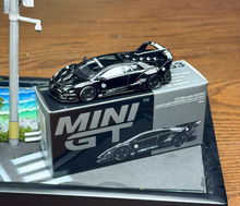 Load image into Gallery viewer, Minigt 1:64 Black Murcielago GT EVO LB Sports Model Diecast Metal Car New Collection