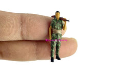 Load image into Gallery viewer, 1:64 Painted Figure Model Miniature Resin Diorama Sand Armed Forces Soldier Toy