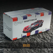Load image into Gallery viewer, Bburago 1:64 Red Bugatti Bolide Racing Sports Model Diecast Metal Car New Collection