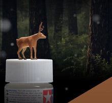 Load image into Gallery viewer, 1:64 Painted Figure Mini Model Miniature Resin Diorama Christmas Santa Girl Deer