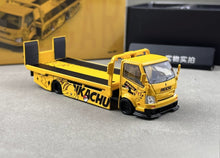 Load image into Gallery viewer, CC 1:64 Yellow H300 Tow Flatbed Trailer Truck Model Diecast Metal Car New Collection