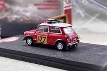 Load image into Gallery viewer, GCD 1:64 Red Mini #177 Morris Cooper S Rallye Sport Model Diecast Metal Car