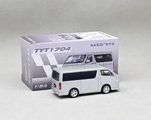 Load image into Gallery viewer, Masdi 1:64 2010 Silver Hiace Mini Van MPV Sports Model Diecast Metal Car New Collection