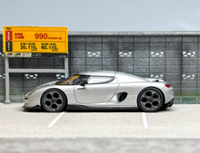 Load image into Gallery viewer, Tarmac 1:64 Silver CC850 Super Racing Sports Model Diecast Metal Car New Collection