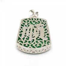 Load image into Gallery viewer, Nature Jade Smooth Pendant Necklace Gift Jewelry charm Blessing Lucky Fortune S